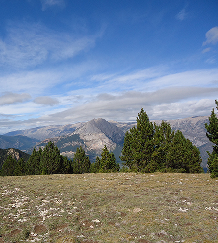 El pedraforca desde ensija